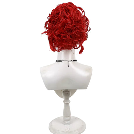 Lydia Red Wig Beetleguise Movie Cosplay Halloween Party Role Play Costume
