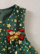 Christmas Tree Tulle Dress for Baby Girls Toddler Festive Outfit