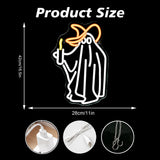 Cute Ghost Neon Sign Wall Decor Halloween Party LED Lights