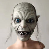 Gollum Mask Cosplay Halloween Monster Latex Halloween Costume Props LOTR