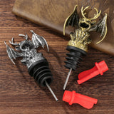 Gargoyle 2-in-1 Wine Pourer and Bottle Stopper Bar Tools Wine Aerators