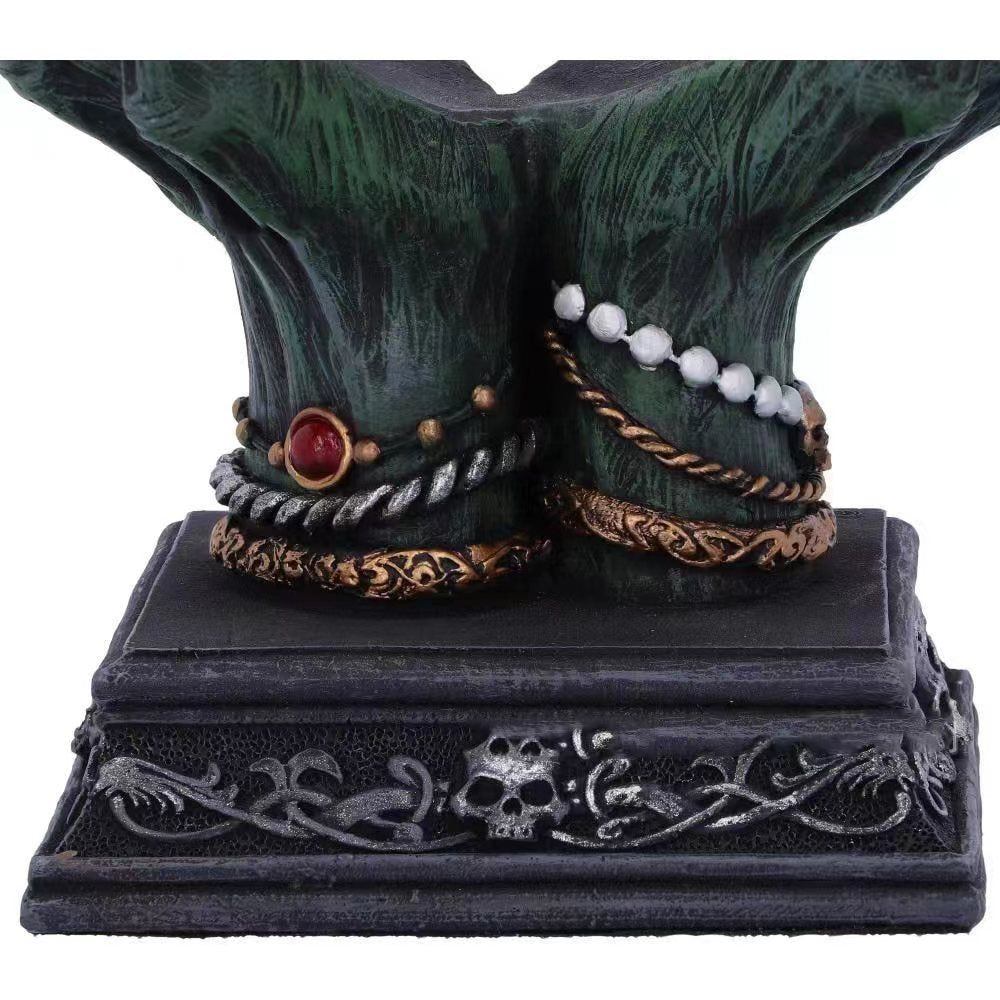 Crystal Ball Holder Resin Witch Hands Figurine Home Decor