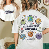 Neurodiverse Universe Sweater Autism Awareness Sweatshirt Pullover Jumper