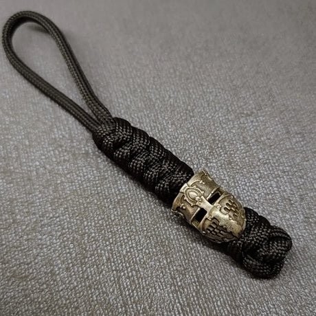Warriror Helmets Paracord Beads Lanyard Dreadlock Beard Bead