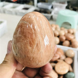Natural Moonstone Quartz Crystal Egg