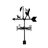 Umbrella Girl and Dog Weathervane