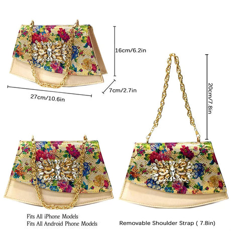 Spring Garden Party Shoes And Matching Bag Set