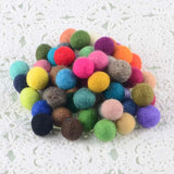 FIFTY 2cm Wool Felt Balls 100% Wool DIY Handmade Craft Supplies