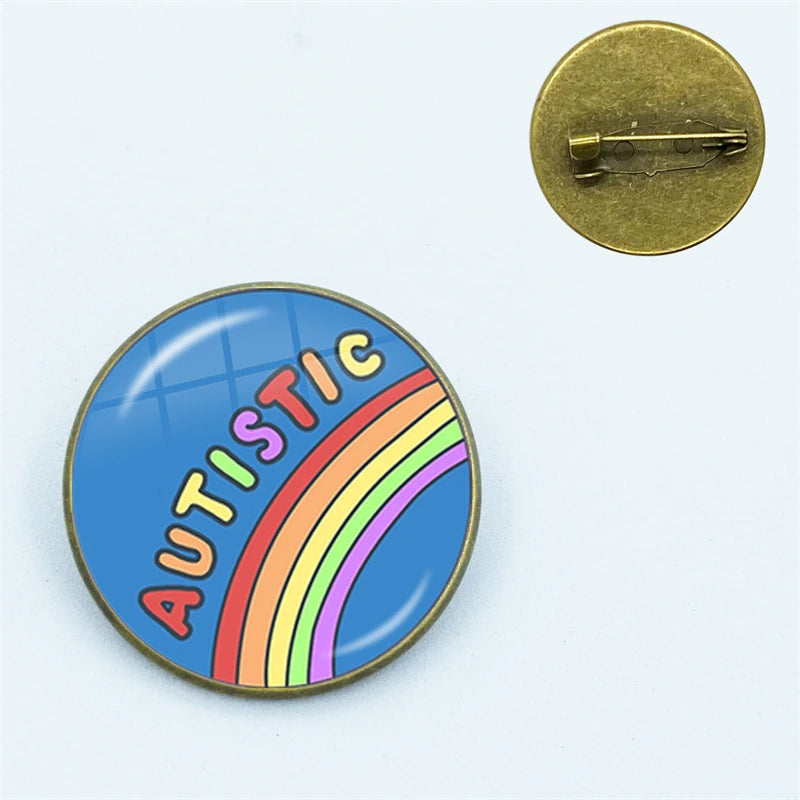 Neurodiversity Autistic Pins Badges