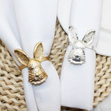 6Pcs Woodland Bunny Napkin Rings