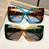 Astrid's Oversized Square Sunglasses with Gradient Lenses