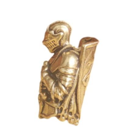 Knights Paracord Beads Brass Charm Dreadlock Beard Bead