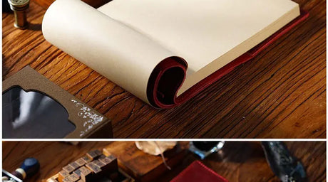 Stitched Genuine Leather Notebook 6 Colours Handmade Journal with Lock Blank Kraft Paper 200 Pages Sketchbook