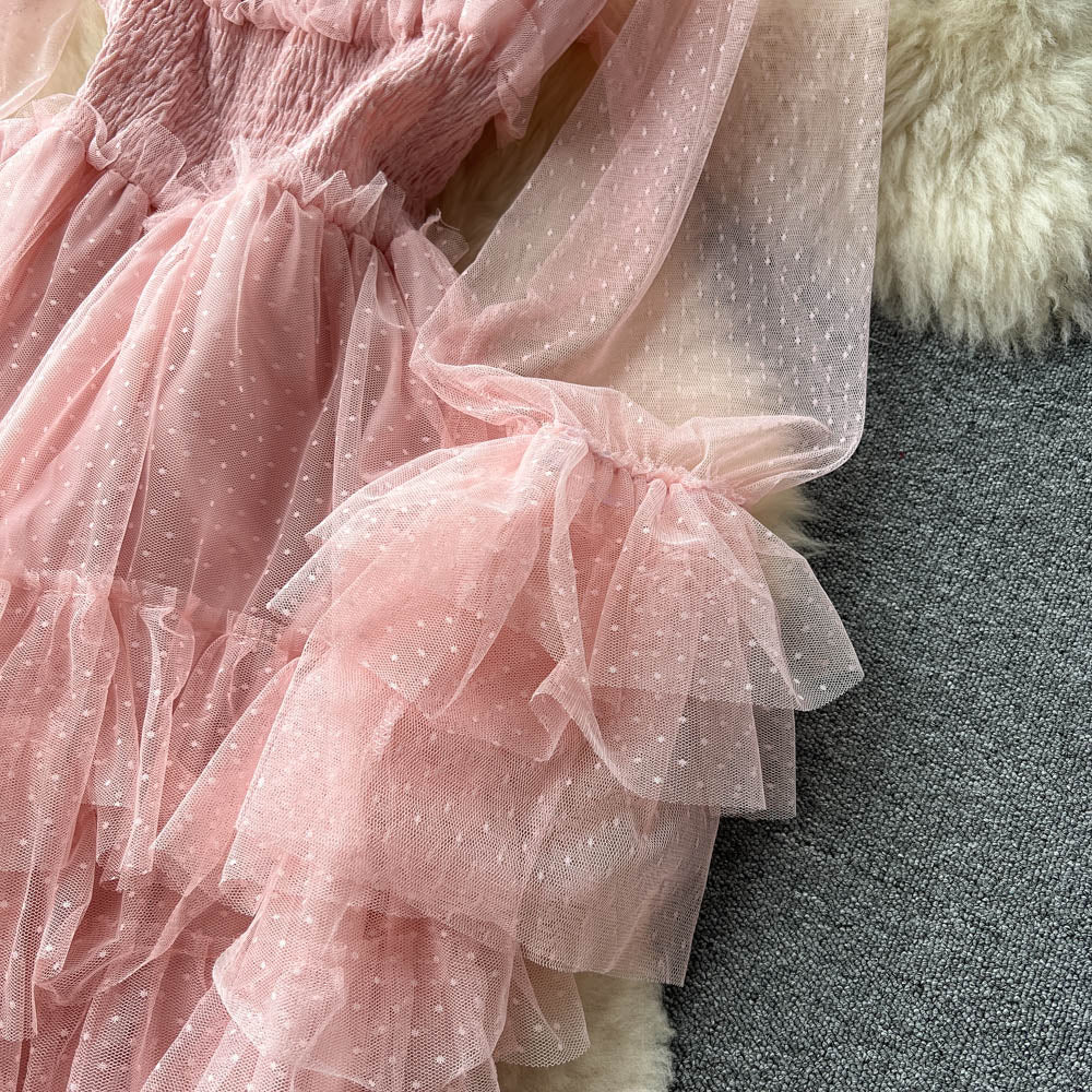 Cadenza's Cake Mesh Party Dress