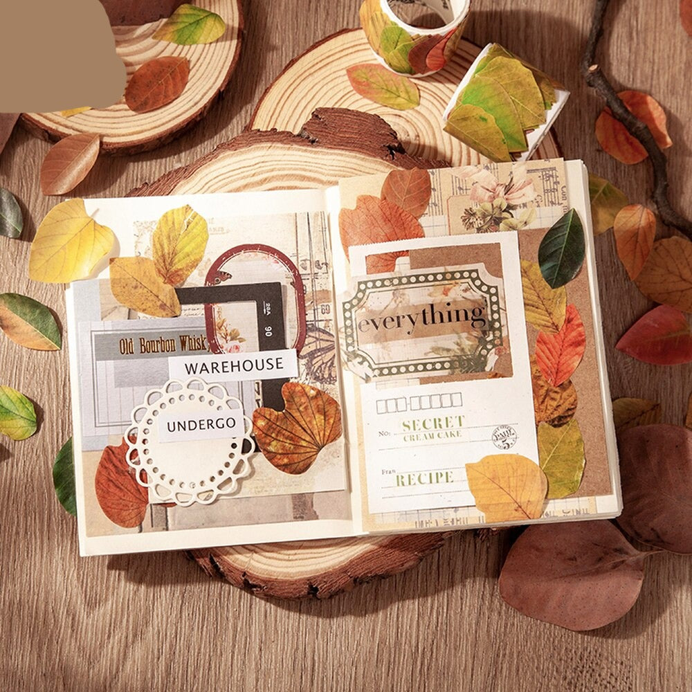 Fallen Leaves Stickers Washi Tape