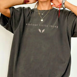 Violent Little Thing Xaden Fourth Wing T-Shirt Iron Flame Romantasy Cotton Tee