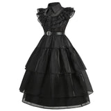 Wednesday Costume Sets Girls Halloween Cosplay Costume Dress