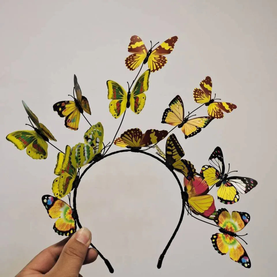 Fluttering Butterfly Headband Spring Fascinator