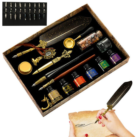 Lord Hifflebottom's Quill Pen Letter Writing Sets