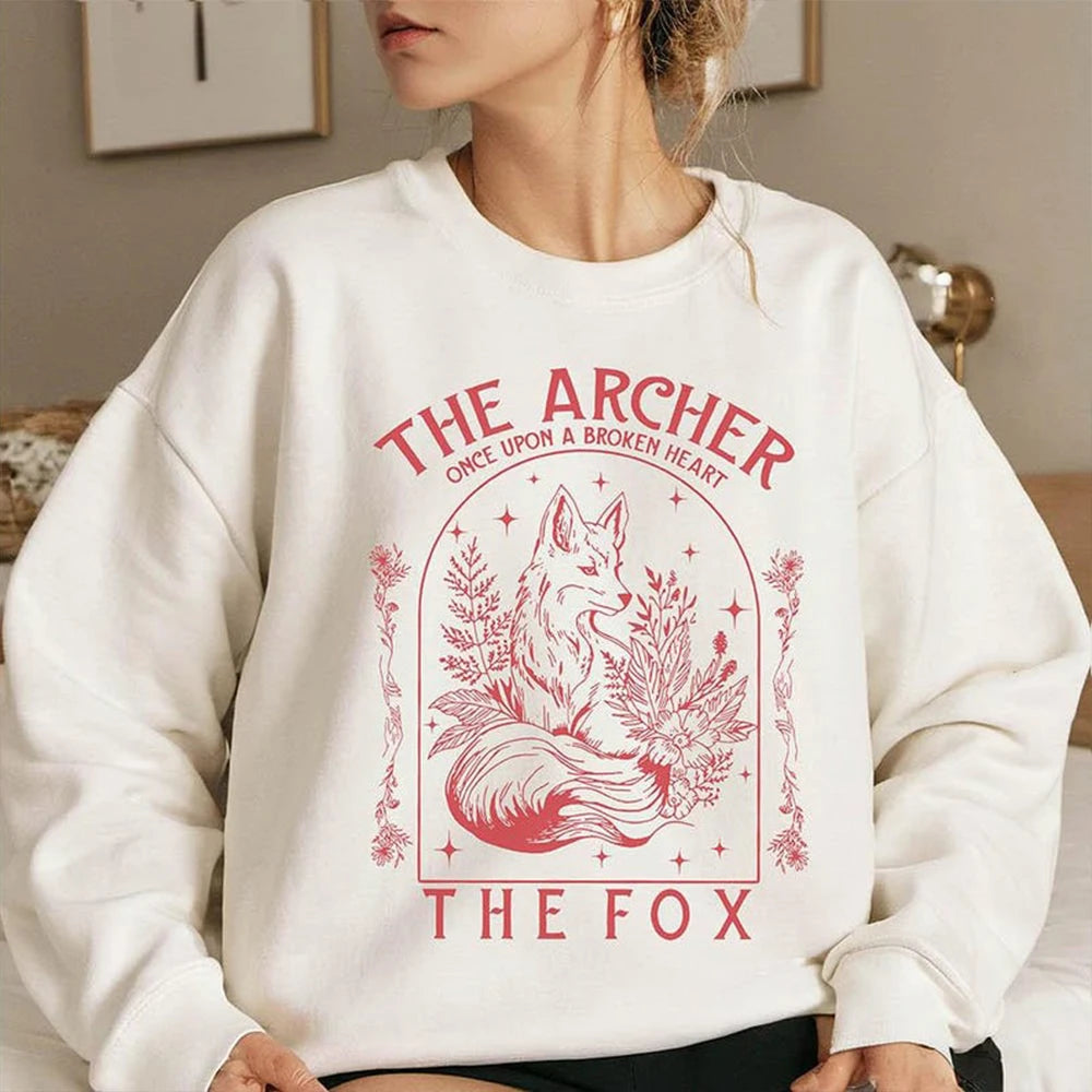 The Archer and The Fox Sweater Fantasy Book Lovers Jumper Sweatshirt