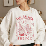 The Archer and The Fox Sweater Fantasy Book Lovers Jumper Sweatshirt