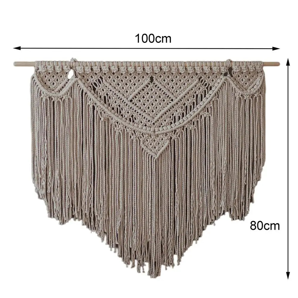 Big Macrame Wall Hanging Tapestry Bohemian Handwoven Tapestry For Home Decor