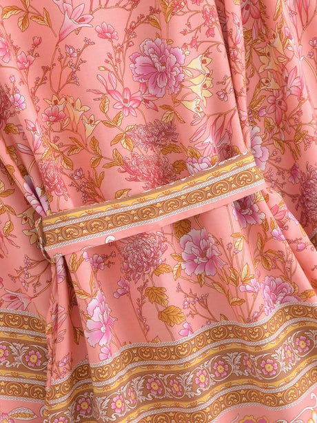 Mari's Boho Cover Up Short Kimono