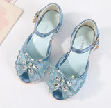 Party Shoes for Girls Glittery Butterfly Mary Jane Sandals Purple Gold Pink Blue