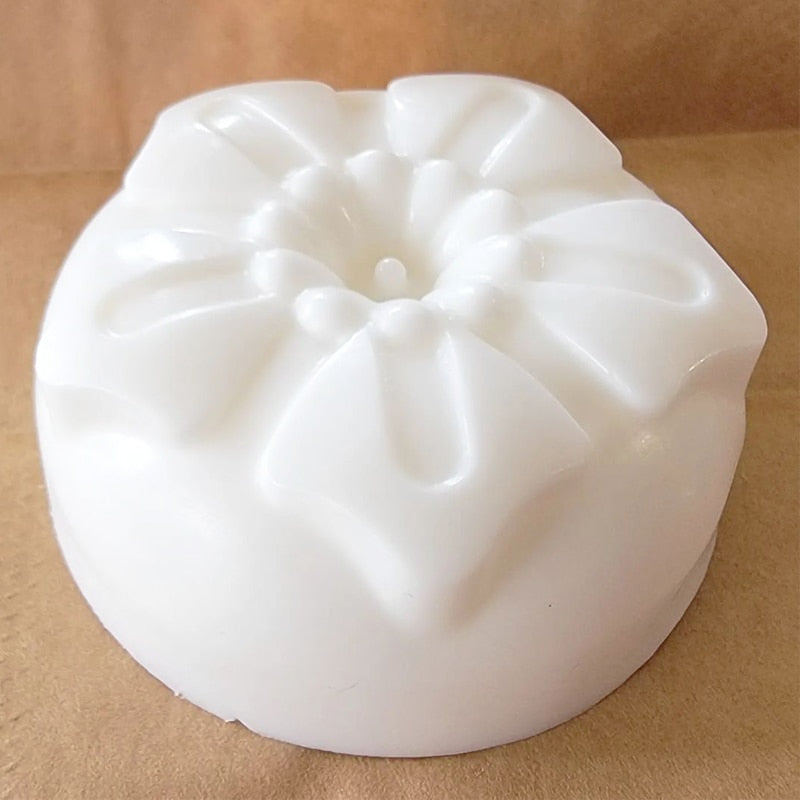Flower Shaped Silicone Soap Mould DIY Handmade Cake Chocolate Candle Moulds