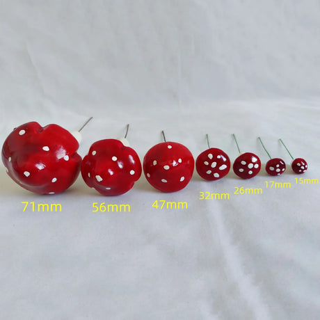 Mushroom Picks 33PCS Miniatures Artificial Foam Resin Fairy Garden Bonsai Pot Plant Decor