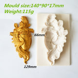 Silicone Mould Feather Mask Decoration DIY Tools For Baking Clay Resin Plaster Moulds