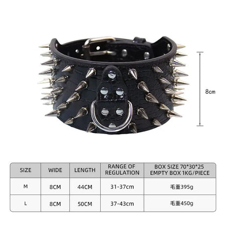 ROAWRRR Dragon Laser Leather Ultra-wide Small and Medium Dog Collar Pet Accessories