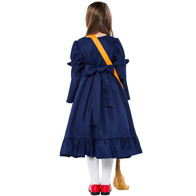 Japanese Anime Kiki's Delivery Service Costume Halloween Fairy Tale Cosplay Book Week Party Fancy Dress