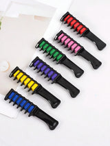 Sets of 6 Hair Chalk Combs Temporary Hair Colour Washable Hair Dye