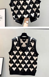 Love Heart Sweater Vest