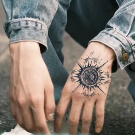 Compass Temporary Tattoos