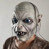 Gollum Mask Cosplay Halloween Monster Latex Halloween Costume Props LOTR