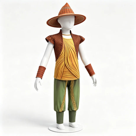 Kids Adventure Hero Raya Warrior Boys Girls Outfits Halloween Cosplay Last Dragon Book Week Children's Costume