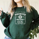 Supernatural Sweatshirt Sam and Dean Winchester Fan Sweater Pullover Jumper