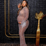 Dazzling Maternity Dress for Pregnancy Photo Shoot Gown