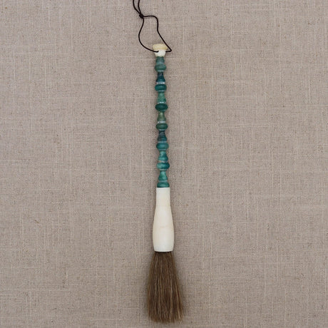 Decorative Pearl and Stone Calligraphy Artist Brushes