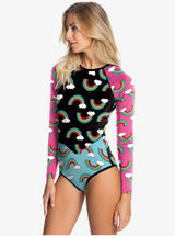 Long Sleeve Swimwear One-piece Surfing Swimsuit