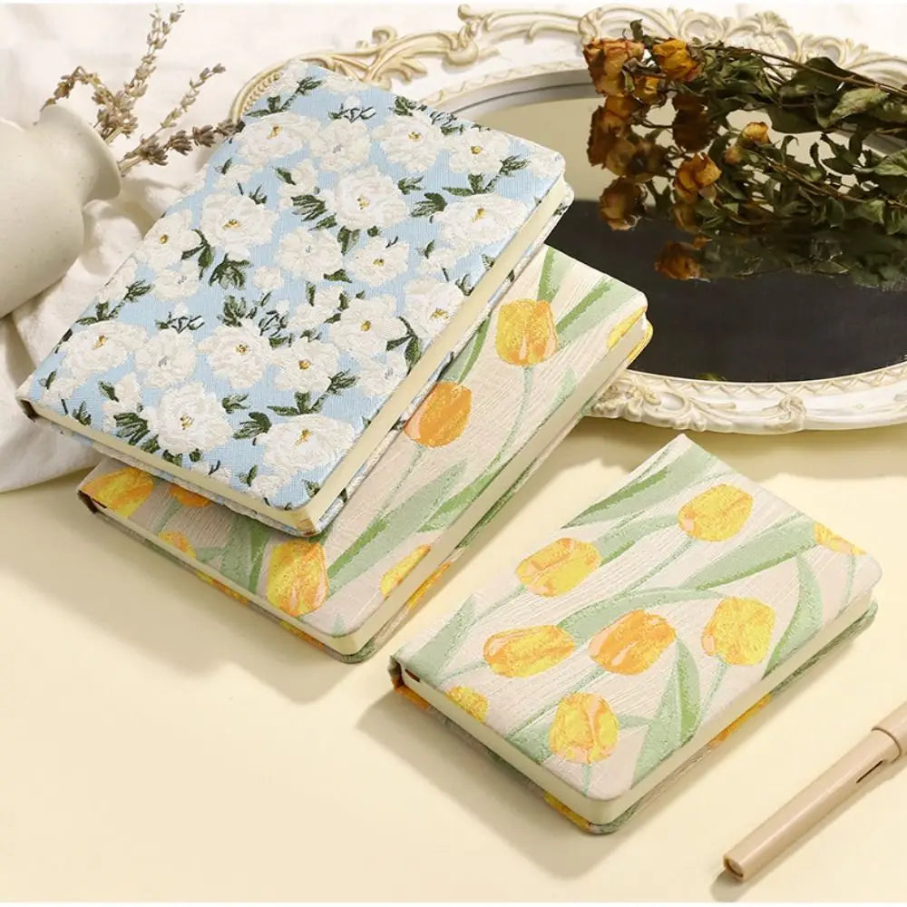 Floral Fabric Covered Notebooks