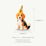 Our Beloved Pets Animal Charm Pendants Stainless Steel PVD 18K Gold Plated For DIY Necklace Bracelet Jewellery Making