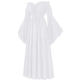 Medieval Folk Cosplay Off Shoulder Dress