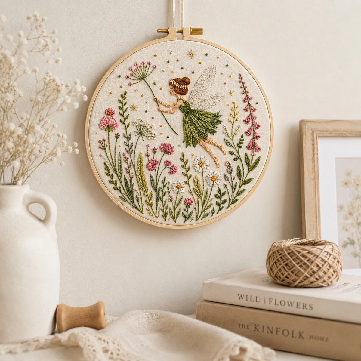 Flower Fairy DIY Embroidery Kit for Beginners