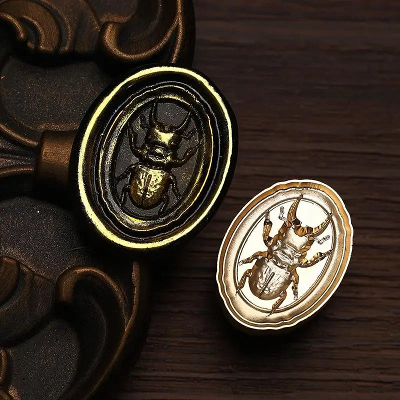 Insect Shaped Wax Seal Stamps Copper Head Embossed Sealing Stamp For DIY Cards Scrapbooking Wedding Invitation Decor ﻿