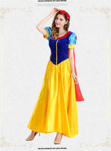 Snow White Halloween Book Week Costume Adult Women Plus Size Princess Dress