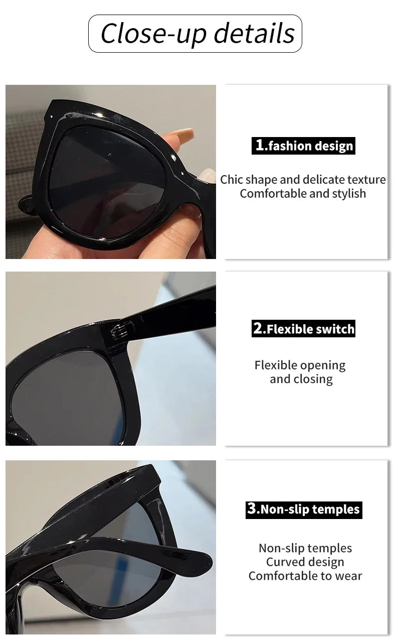 Butterscotch Oversized Sunglasses UV400