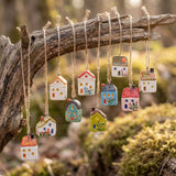 Ceramic House Charms English Cottage DIY Jewellery Making Necklace Bracelet Pendants